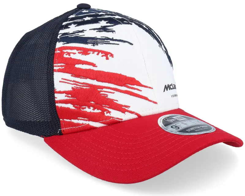 New Era McLaren F1 24 Austin Team 9FIFTY Stretch Snap White/Black Trucker online
