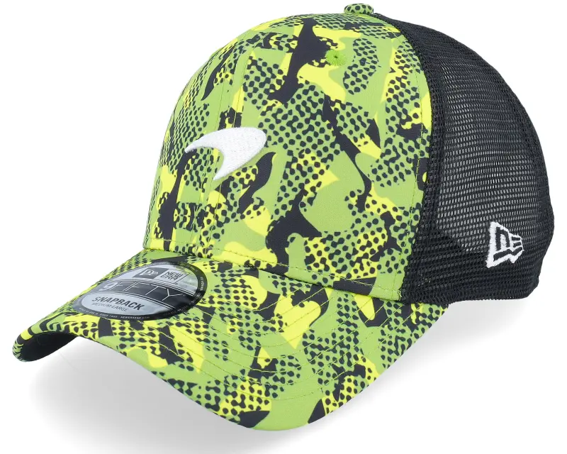 New Era McLaren F1 24 Camo 9FIFTY Neon Green Trucker online