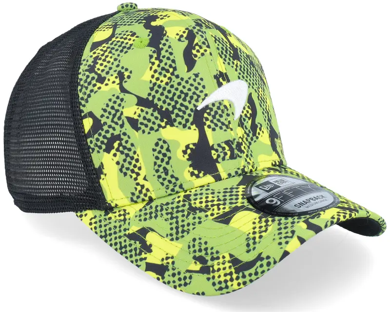 New Era McLaren F1 24 Camo 9FIFTY Neon Green Trucker online