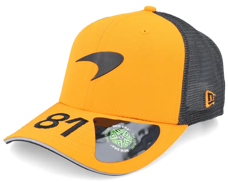 New Era McLaren F1 25 Piastri 9SEVENTY Papaya Orange/Grey Trucker online