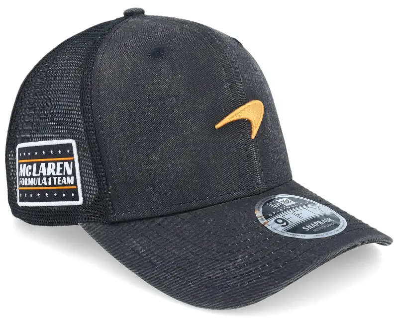 New Era McLaren F1 25 Washed 9FIFTY Black Trucker online