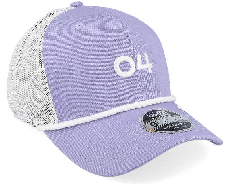 New Era McLaren F1 Norris Rope 9FIFTY Stretch-snap Lilac/White Trucker online