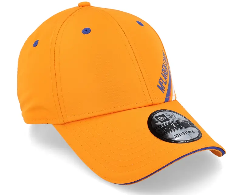 New Era McLaren Triple Crown Stripe 9FORTY Papaya Orange Adjustable online