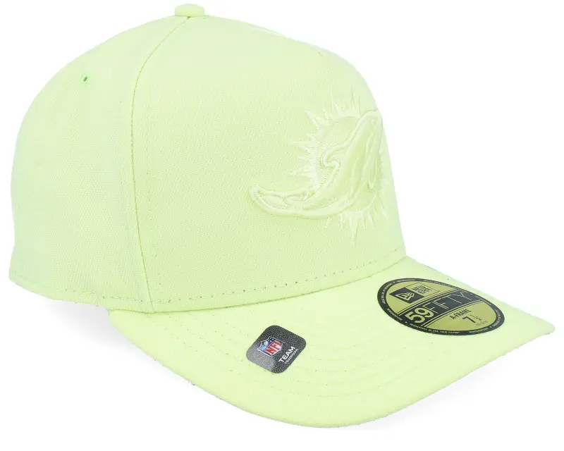 New Era Miami Dolphins 59FIFTY Color Pack Pastel Yellow A-frame Fitted online