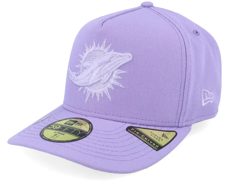 New Era Miami Dolphins 59FIFTY Color Pack Purple A-frame Fitted online