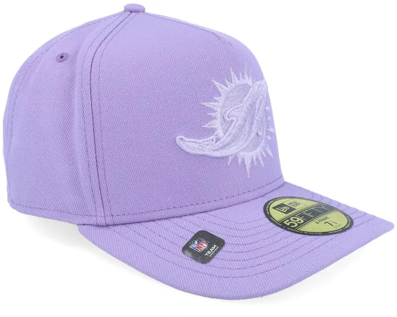 New Era Miami Dolphins 59FIFTY Color Pack Purple A-frame Fitted online