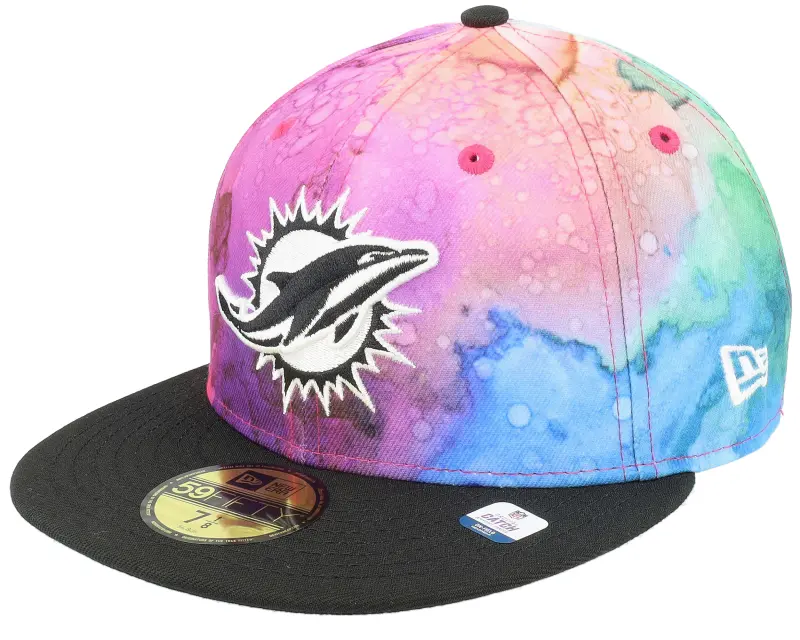 New Era Miami Dolphins 59FIFTY NFL Crucial Catch 22 Multi Fitted online