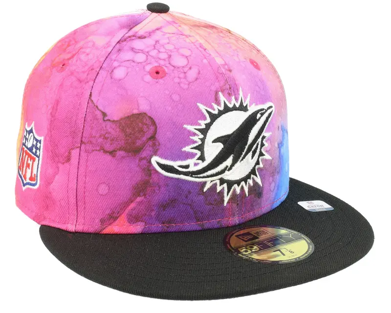 New Era Miami Dolphins 59FIFTY NFL Crucial Catch 22 Multi Fitted online