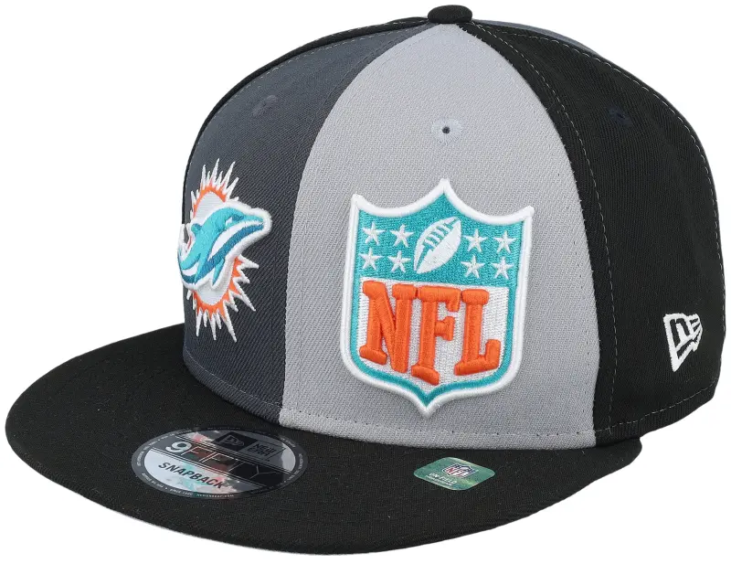 New Era Miami Dolphins 9FIFTY NFL Sideline 23 Gray/Charcoal/Black Snapback online