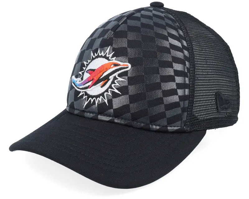 New Era Miami Dolphins Gradient Raceway Black Trucker online