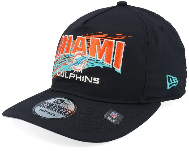 New Era Miami Dolphins Throwback Brush Black Strapback online