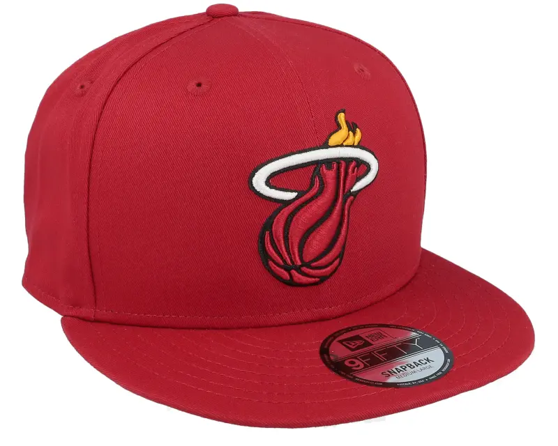 New Era Miami Heat NBA Rear Logo 9FIFTY Red Snapback online