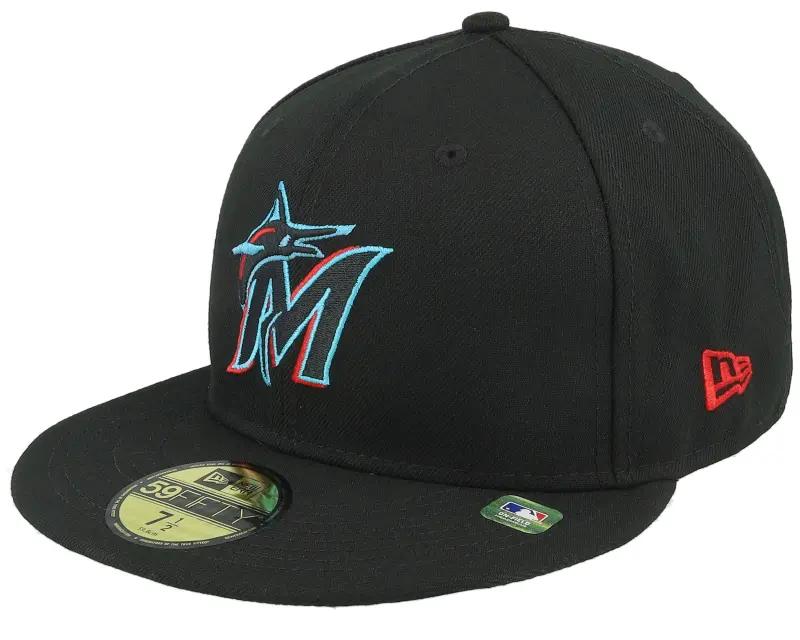 New Era Miami Marlins 59FIFTY Fathers Day 23 Black Fitted online