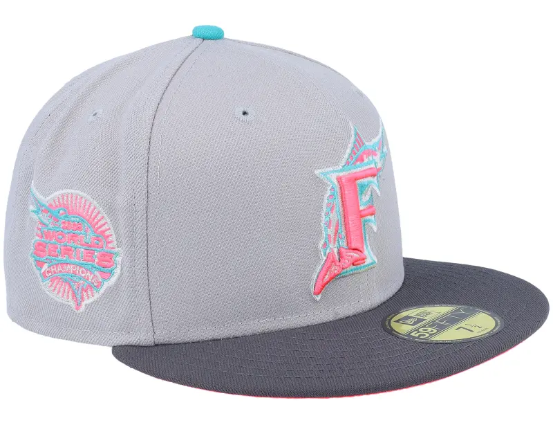 New Era Miami Marlins 59FIFTY Neon Underground World Series 03 Grey/Charcoal Fitted online