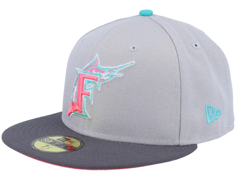 New Era Miami Marlins 59FIFTY Neon Underground World Series 03 Grey/Charcoal Fitted online