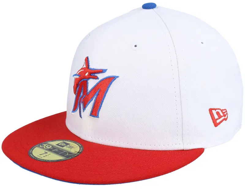 New Era Miami Marlins 59FIFTY White/Red Fitted online