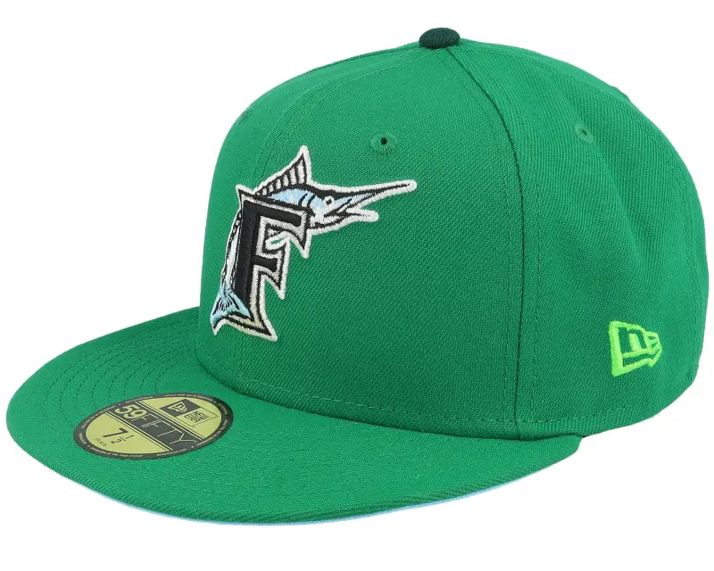 New Era Miami Marlins Graphene 59FIFTY World Series 03 Green/Blue Fitted online