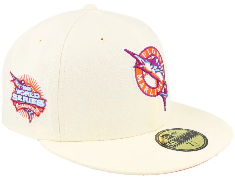 New Era Miami Marlins Interstellar 59FIFTY Cream Fitted online
