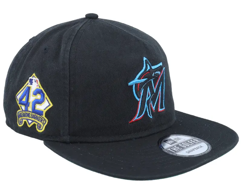 New Era Miami Marlins MLB Jackie Robinson Day Golfer Black Snapback online