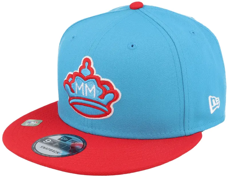 New Era Miami Marlins MLB21 City Connect Off 9FIFTY Blue/Red Snapback online