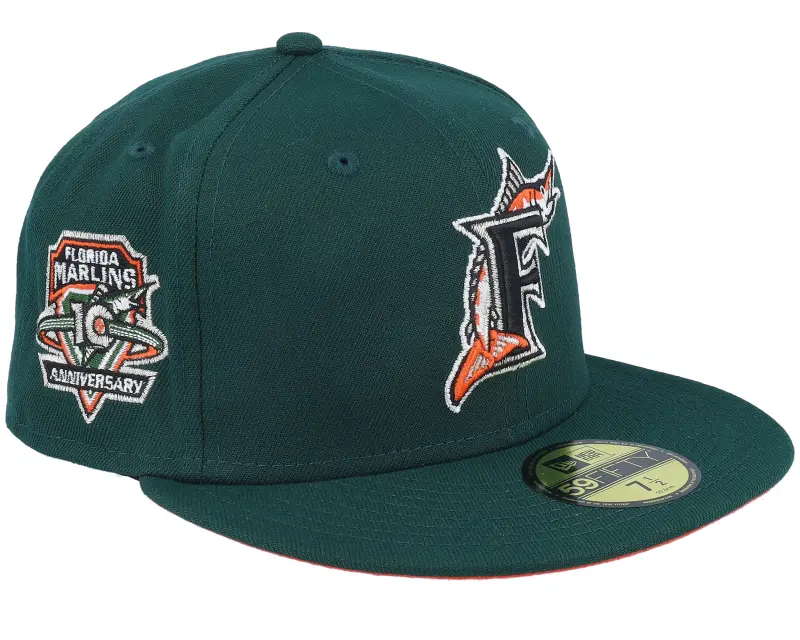 New Era Miami Marlins Orientation Pack 59FIFTY Dark Green Fitted online