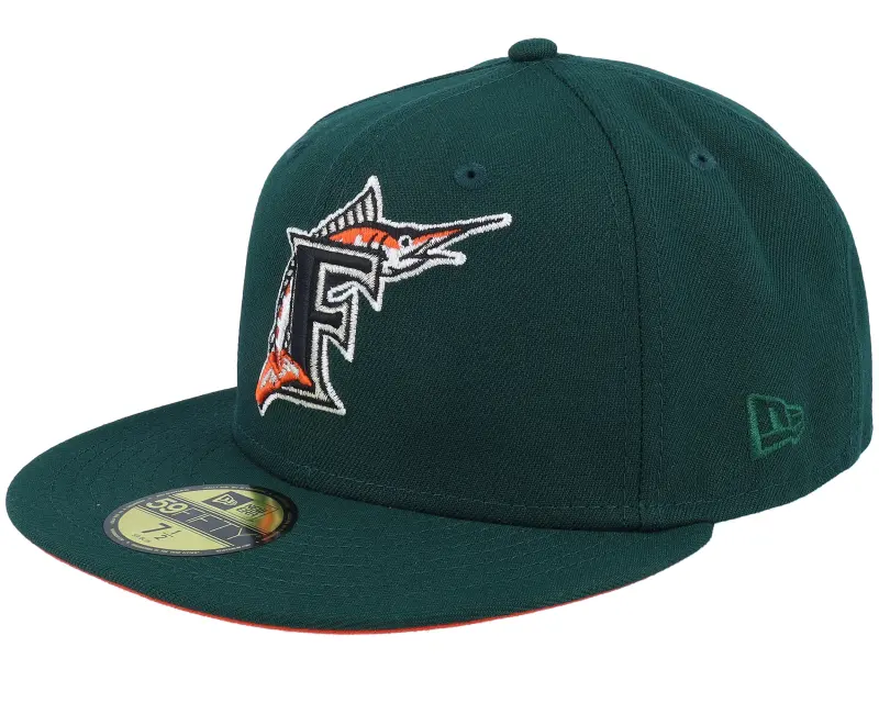 New Era Miami Marlins Orientation Pack 59FIFTY Dark Green Fitted online