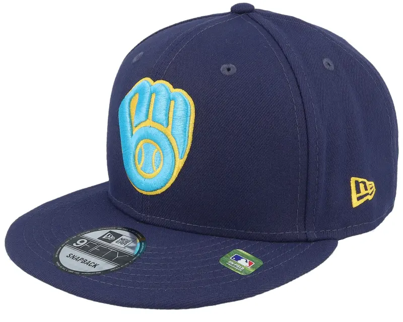 New Era Milwaukee Brewers 9FIFTY Fathers Day 23 Navy Snapback online