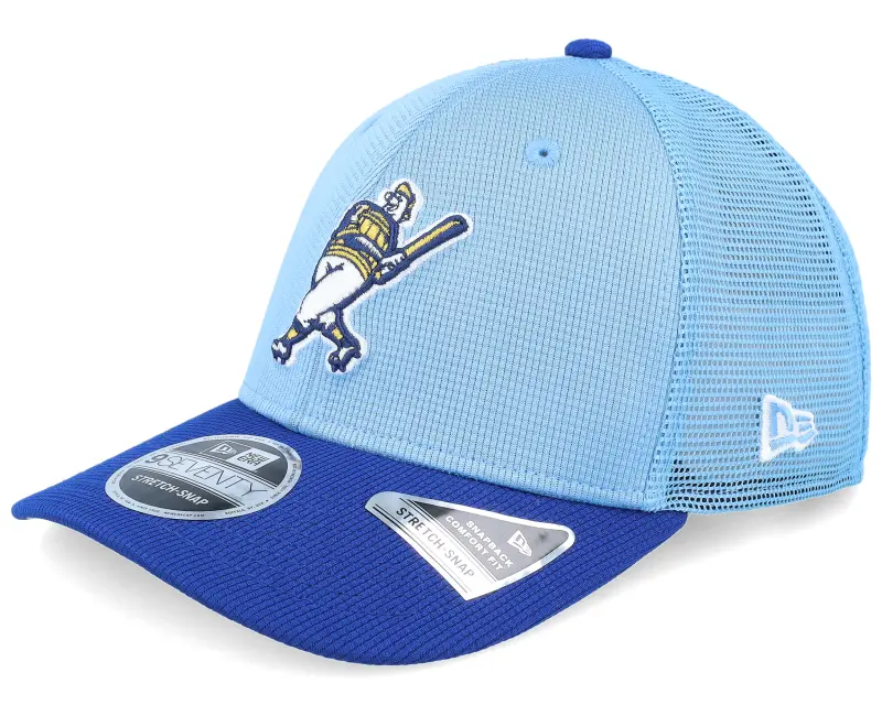 New Era Milwaukee Brewers MLB Batting Practice 9SEVENTY Light Blue/Royal Trucker online