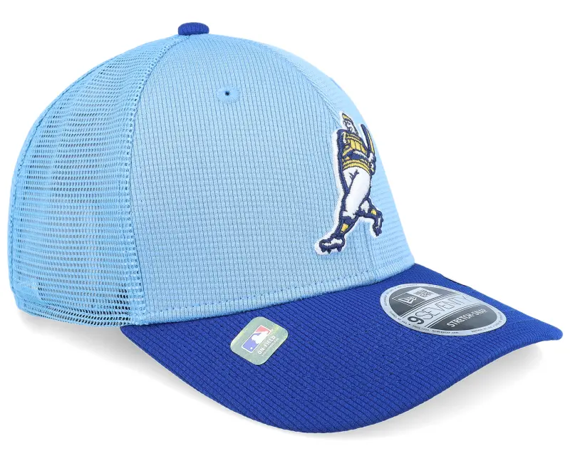 New Era Milwaukee Brewers MLB Batting Practice 9SEVENTY Light Blue/Royal Trucker online
