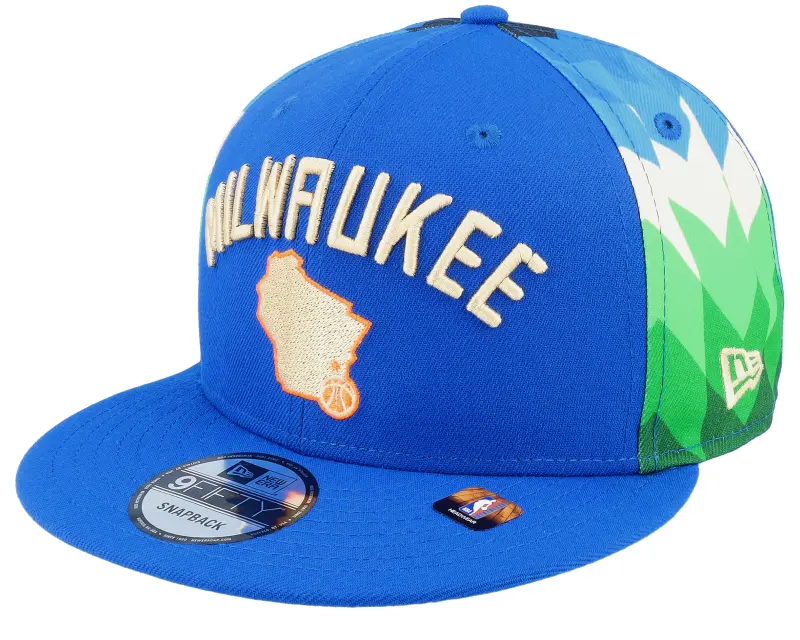 New Era Milwaukee Bucks M 9FIFTY NBA City Edition 22 Royal Snapback online