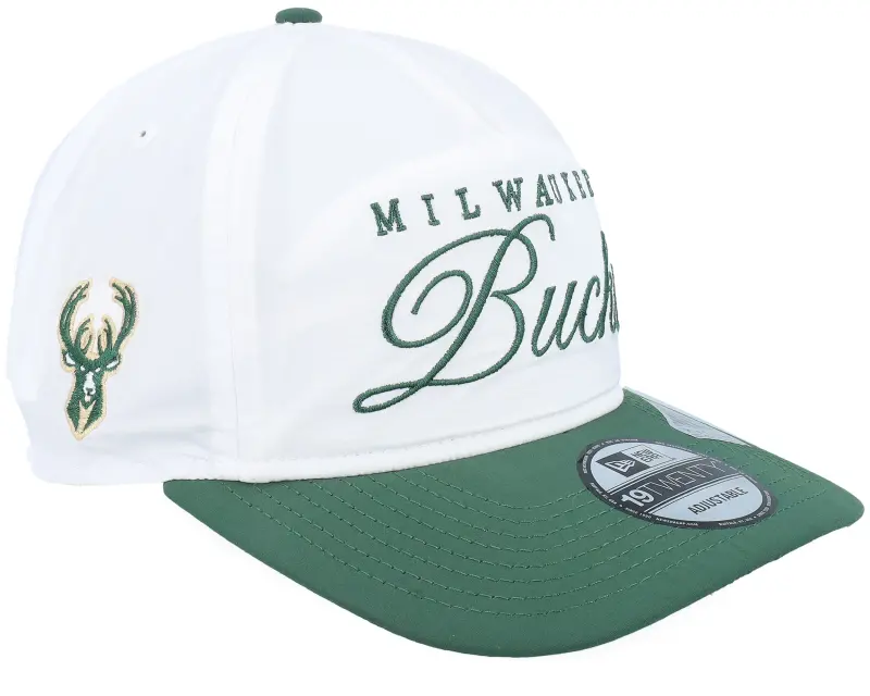 New Era Milwaukee Bucks NBA Draft 19TWENTY Golfer White/Green A-Frame online