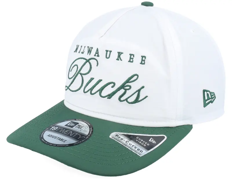 New Era Milwaukee Bucks NBA Draft 19TWENTY Golfer White/Green A-Frame online