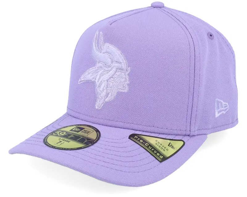 New Era Minnesota Vikings 59FIFTY Color Pack Pastel Purple A-frame Fitted online