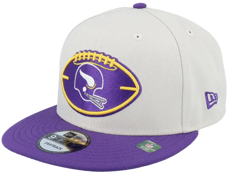 New Era Minnesota Vikings NFL24 Sideline 9FIFTY Stone/Purple Snapback online