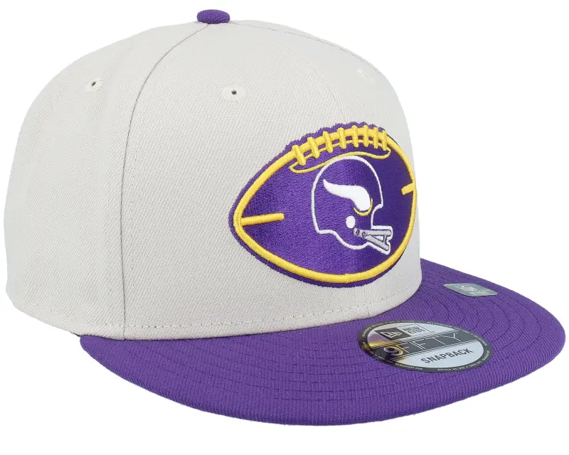 New Era Minnesota Vikings NFL24 Sideline 9FIFTY Stone/Purple Snapback online