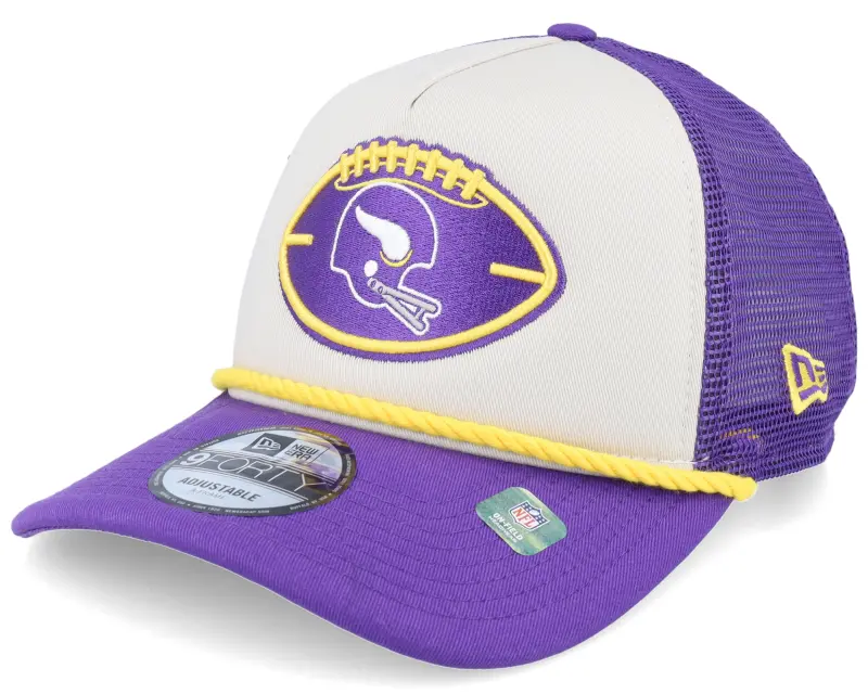 New Era Minnesota Vikings Nfl24 Sideline His 9FORTY A-frame Trucker online