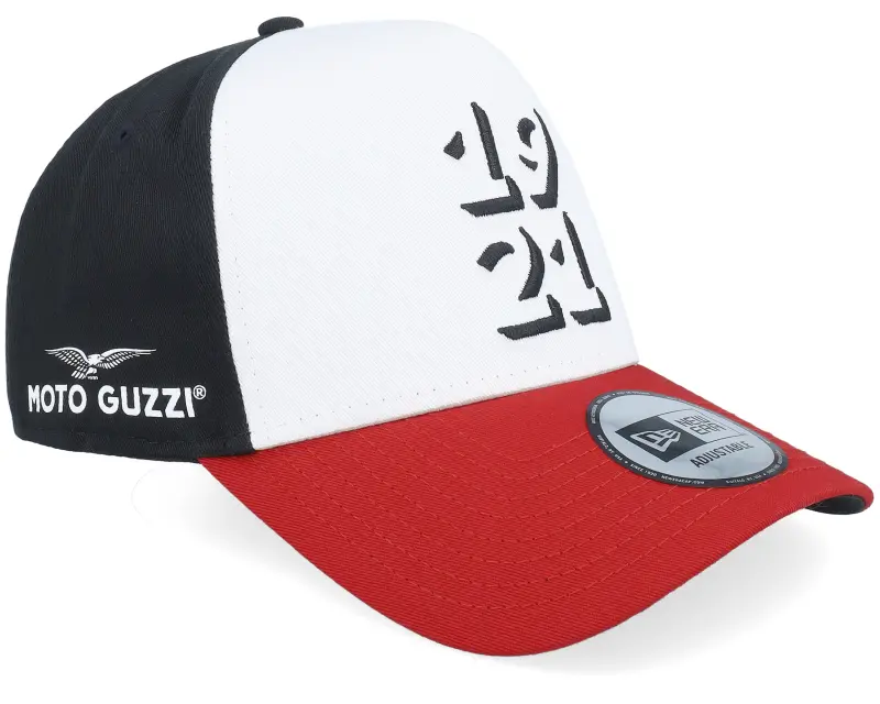 New Era Moto Guzzi Est Year 9FORTY White/Black/Red A-frame Adjustable online