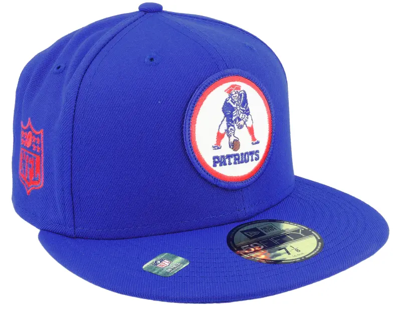 New Era New England Patriots NFL22 Sideline Historic 59FIFTY Royal FItted online