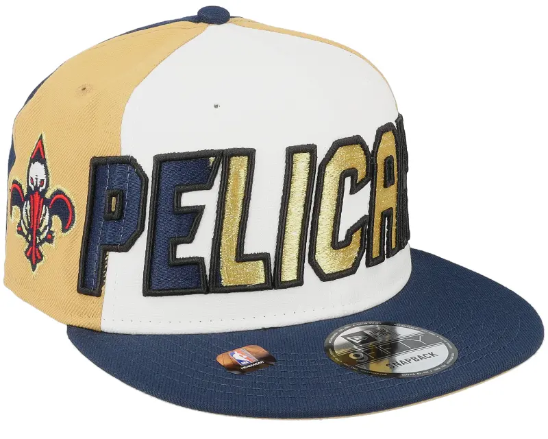 New Era New Orleans Pelicans 9FIFTY NBA 23 Back Half White/Beige/Navy Snapback online