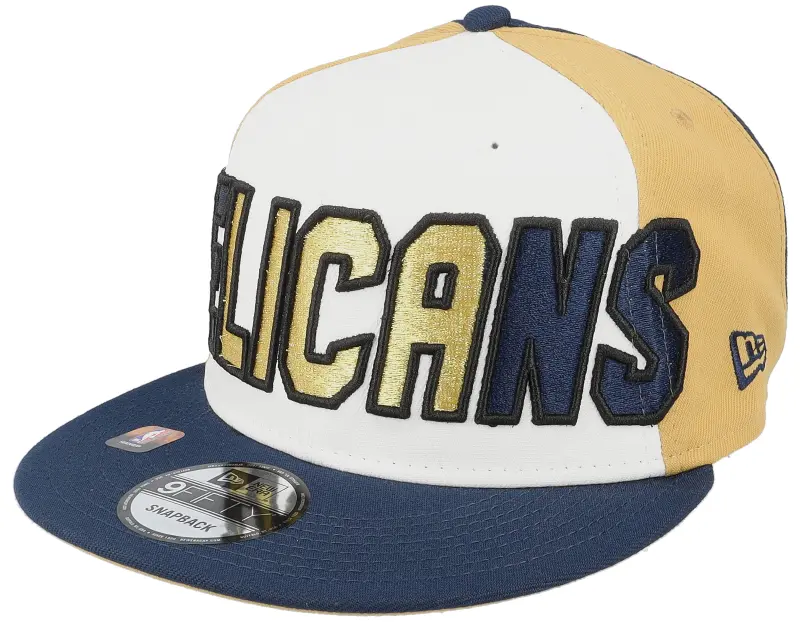 New Era New Orleans Pelicans 9FIFTY NBA 23 Back Half White/Beige/Navy Snapback online