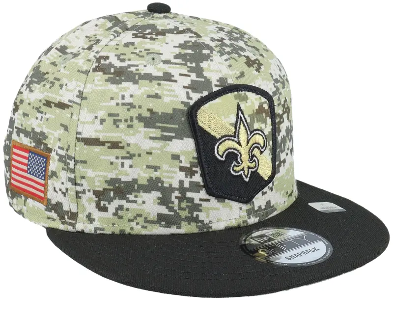New Era New Orleans Saints 9FIFTY NFL Salute To Service 23 Camo Snapback online