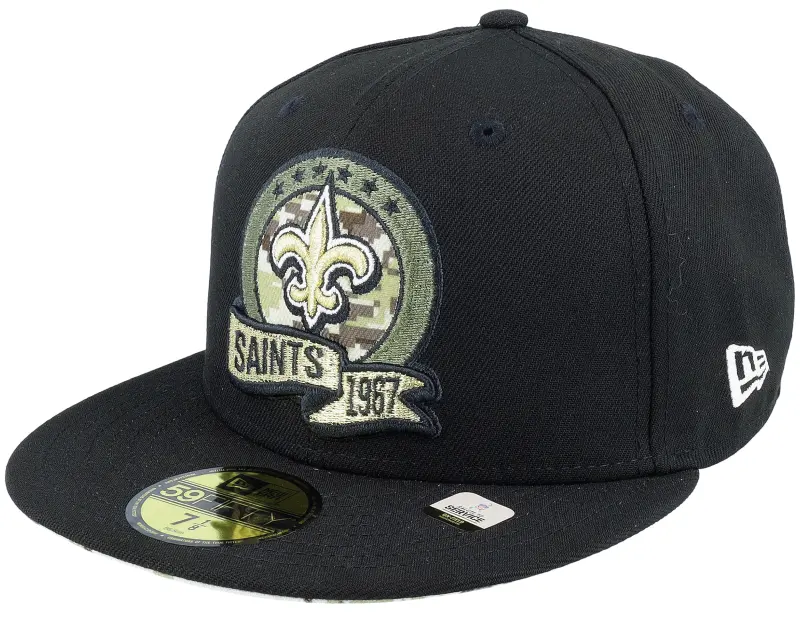 New Era New Orleans Saints M 59FIFTY NFL Salute To Service 22 Black/Camo Fitted online