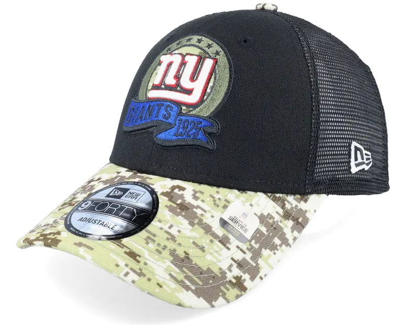 New Era New York Giants M 9FORTY NFL Salute To Service 22 Black/Camo Trucker online