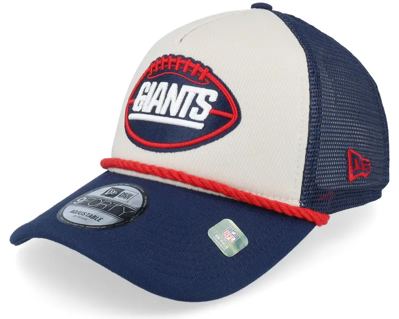 New Era New York Giants Nfl24 Sideline His 9FORTY Stone/Navy A-frame Trucker online