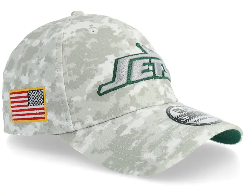New Era New York Jets NFL 39THIRTY Salute To Service Camo Fitted online