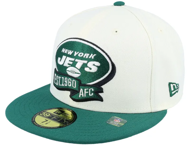 New Era New York Jets NFL22 Sideline 59FIFTY White/Green Fitted online