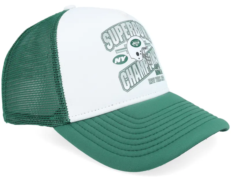 New Era New York Jets Super Bowl Green/White A-frame Trucker online