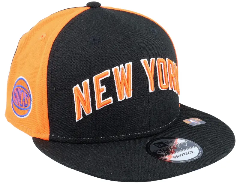 New Era New York Knicks M 9FIFTY NBA City Edition 22 Black/Orange Snapback online
