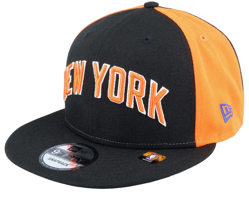 New Era New York Knicks M 9FIFTY NBA City Edition 22 Black/Orange Snapback online