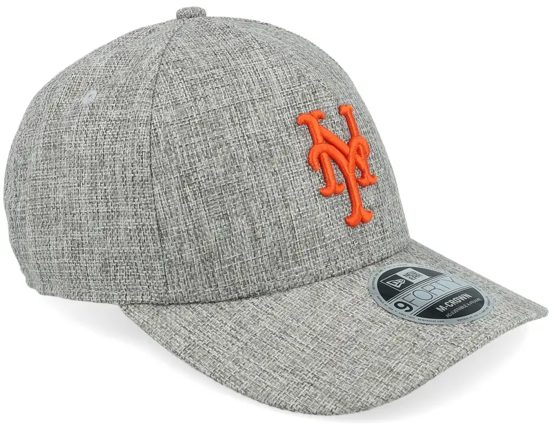 New Era New York Mets 9FORTY M-Crown Cotton Weave Gray A-frame Adjustable online